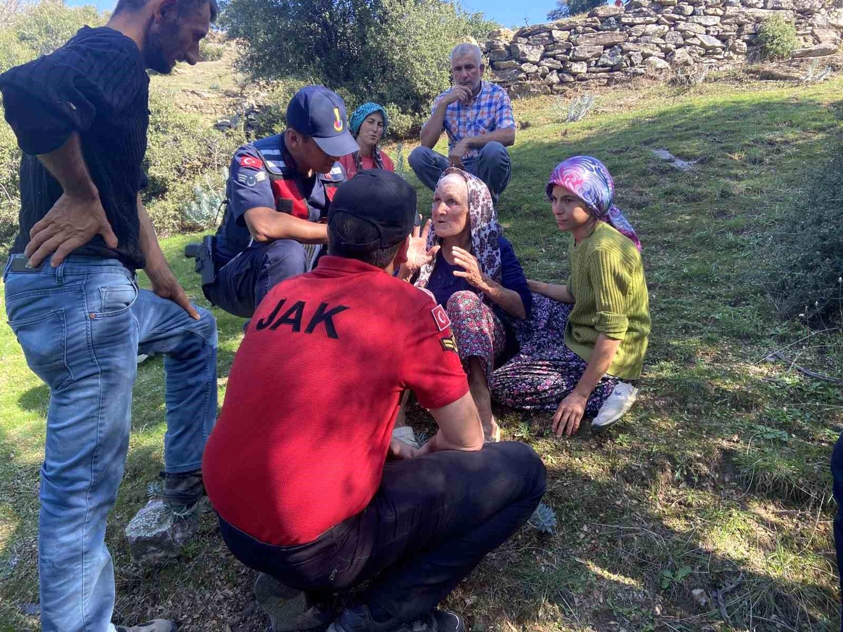 Aydın\'da kaybolan yaşlı kadın jandarma ekipleri tarafından bulundu