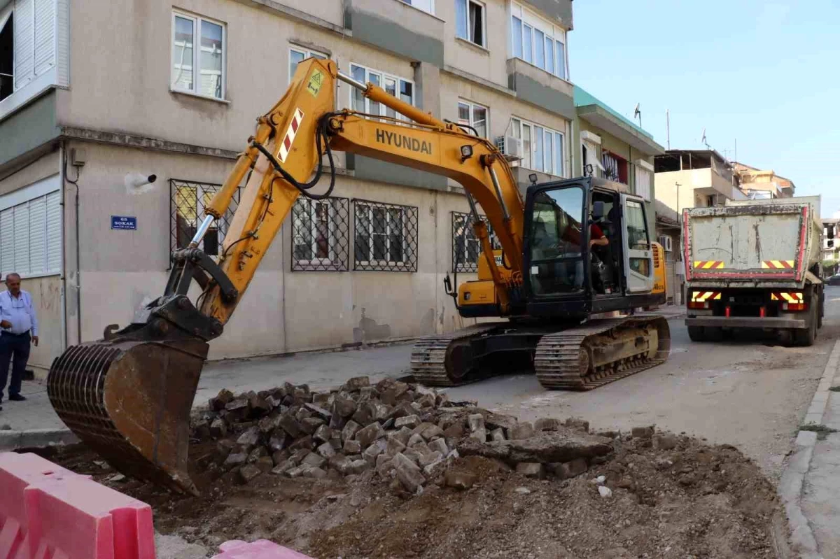 Nazilli Belediyesi, Aydoğdu Mahallesi\'nde yol yenileme çalışmalarına başladı