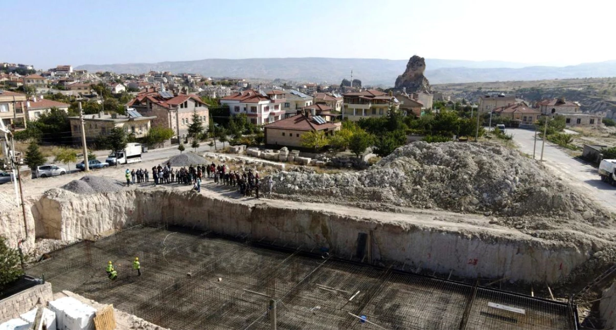 Ürgüp\'ün Ortahisar kasabasında yeni bir ilkokulun temeli atıldı