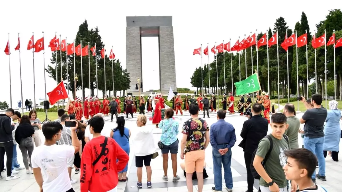 Osmaniye Belediyesi Mehter Takımı\'ndan Çanakkale Şehitler Abidesi\'nde konser