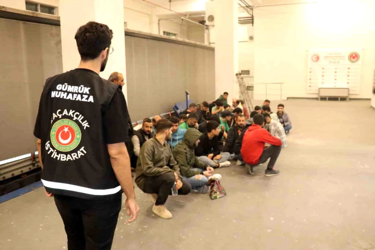 Edirne\'de 60 Kaçak Göçmen Yakalandı