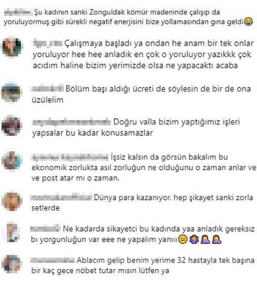 Sürekli set yoğunluğundan yakınan Bergüzar Korel'e tepki yağıyor