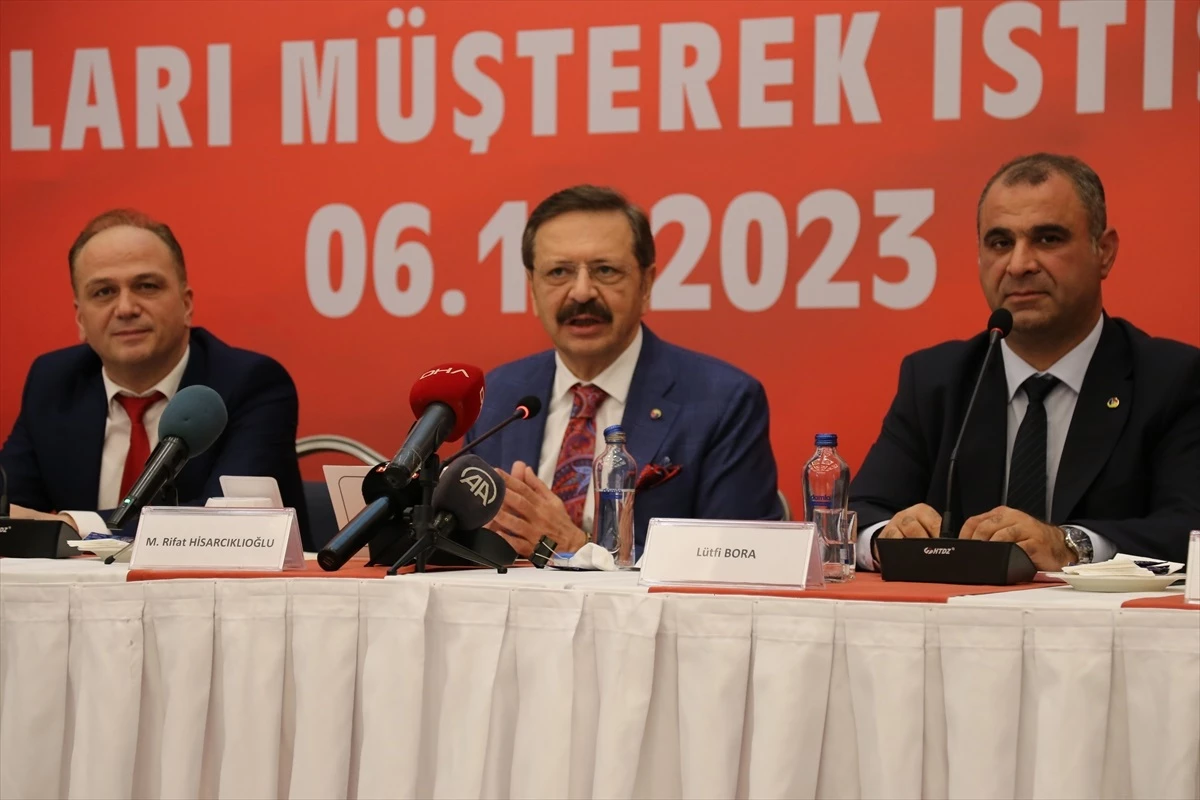 TOBB Başkanı Hisarcıklıoğlu, Tokat Oda Borsa Müşterek İstişare Toplantısı\'nda konuştu Açıklaması