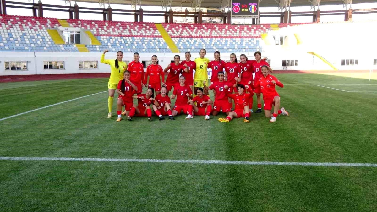 Türkiye 17 Yaş Altı Kadın Milli Takımı Moldova\'yı 6-2 Mağlup Etti
