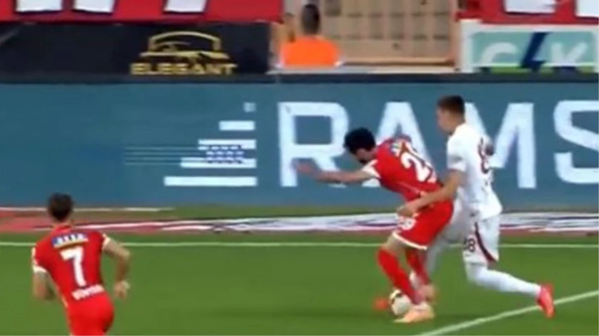 Maça damga vurdu! Antalyaspor-Galatasaray maçında tartışma yaratan pozisyon
