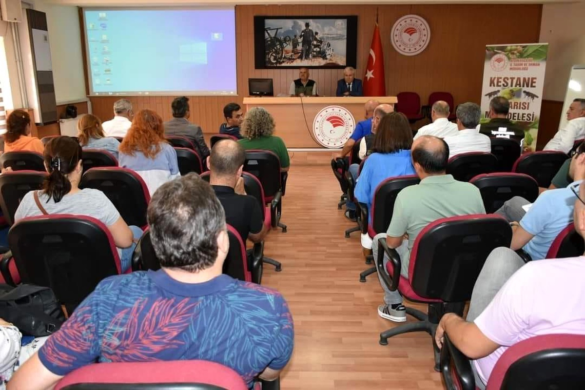 Aydın\'da Kestane Zararlılarıyla Mücadele Toplantısı Gerçekleştirildi