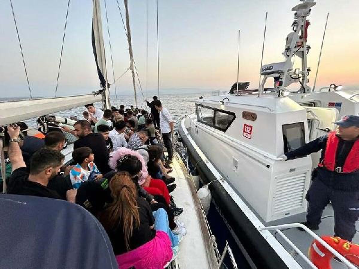 Bodrum\'da 78 kaçak göçmen ve 2 organizatör yakalandı