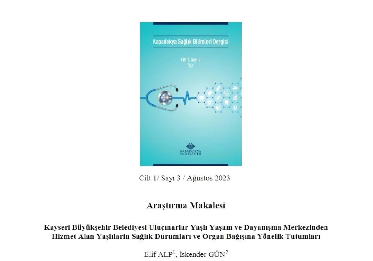 Kayseri Büyükşehir Belediyesi, Bilimsel Araştırmalara Destek Veriyor
