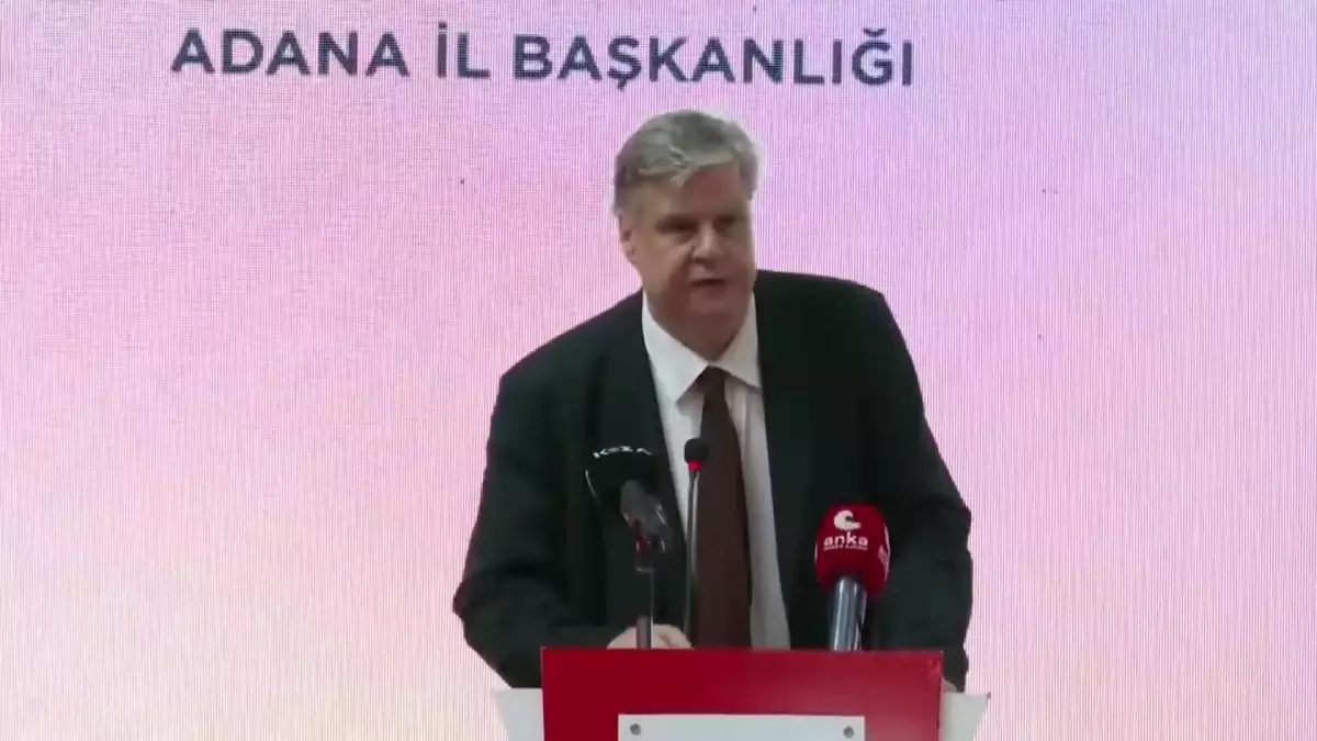 CHP Adana İl Kongresi... Örsan Öymen: "Bizim Yeniden Mustafa Kemal Atatürk\'ün, İsmet İnönü\'nün, Bülent Ecevit\'in, Erdal İnönü\'nün; İdeolojik Temelli,...