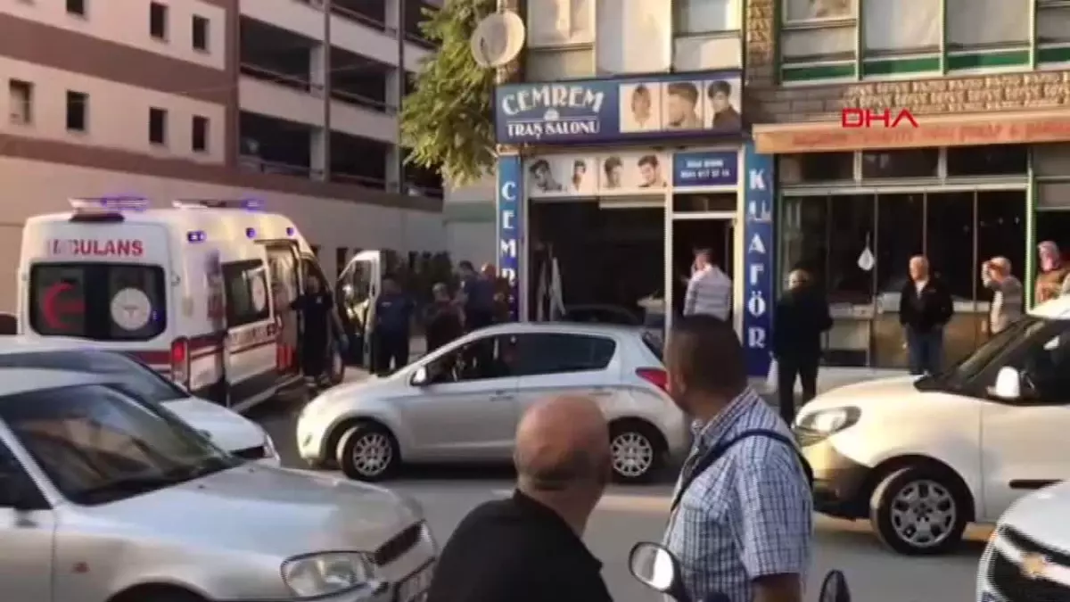 Çorum'da Berber Tabancayla Vuruldu