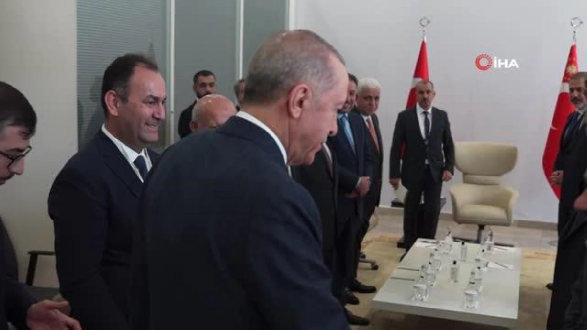 Cumhurbaşkanı Erdoğan, Irak Temsilciler Meclisi Başkanı Halbusi ve heyeti kabul etti