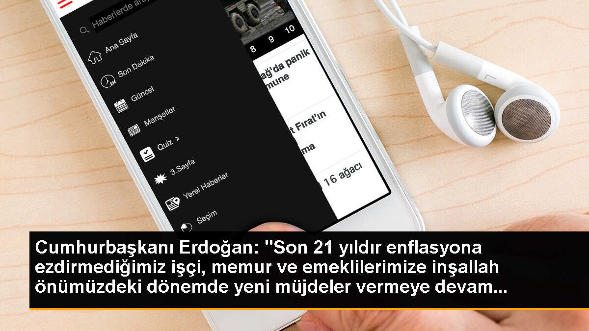 Cumhurbaşkanı Erdoğan: "Son 21 yıldır enflasyona ezdirmediğimiz işçi, memur ve emeklilerimize inşallah önümüzdeki dönemde yeni müjdeler vermeye devam...