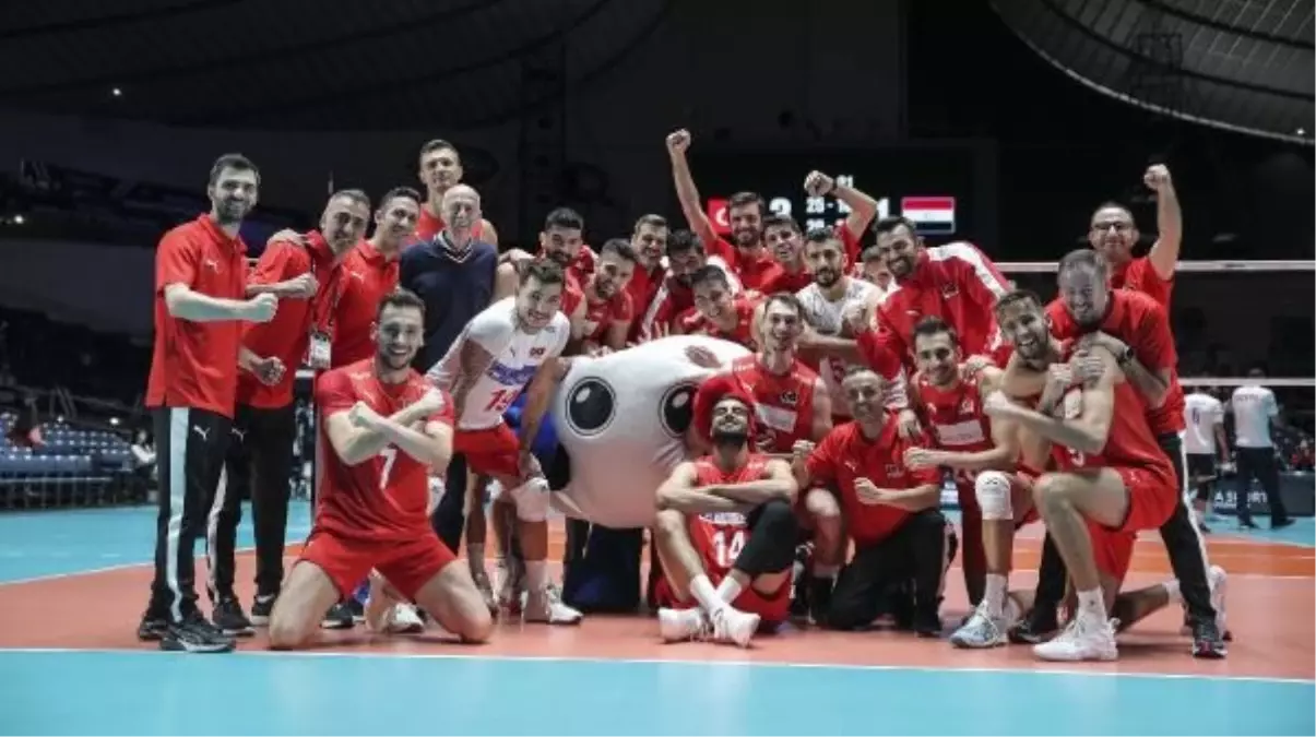 A Milli Erkek Voleybol Takımı, Mısır\'ı 3-1 Mağlup Etti