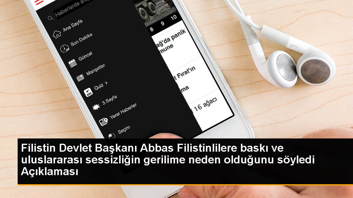 Filistin Devlet Başkanı Abbas, Macron ile İsrail saldırılarını ele aldı