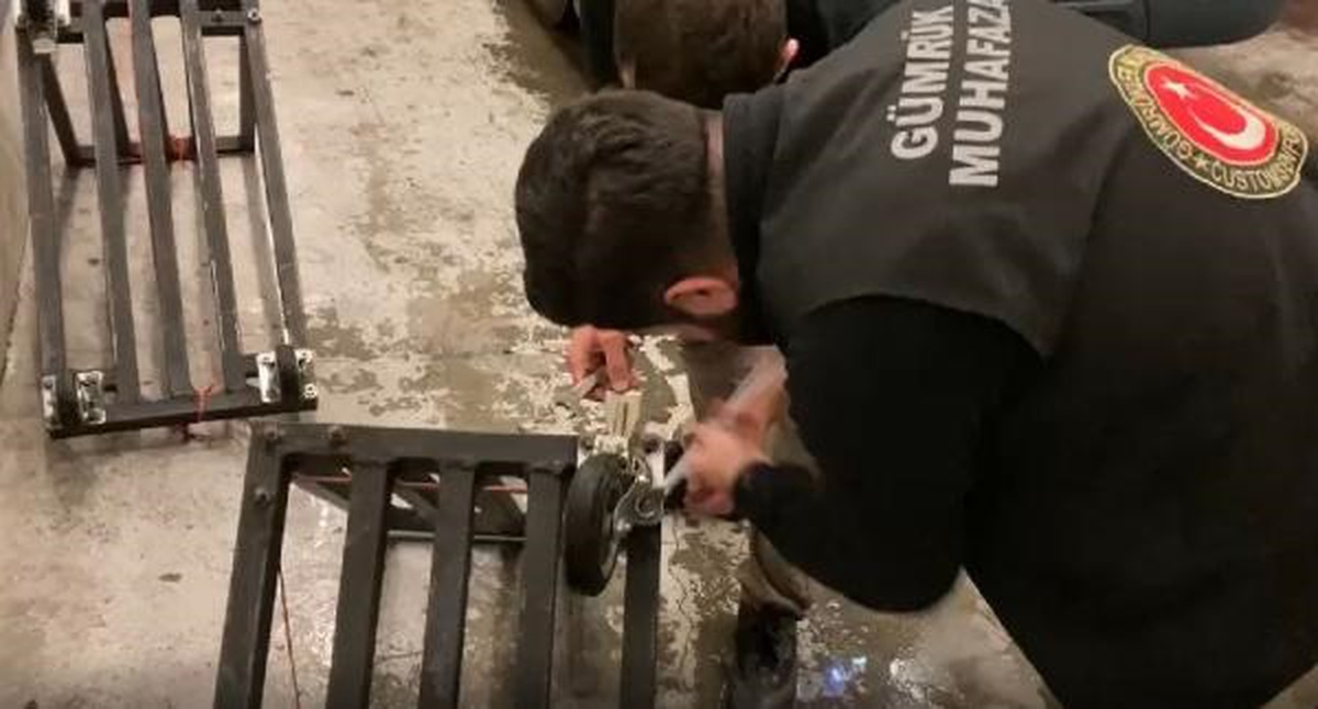 Sarp Gümrük Kapısı\'nda 47 Kilo Kestane Balına El Konuldu