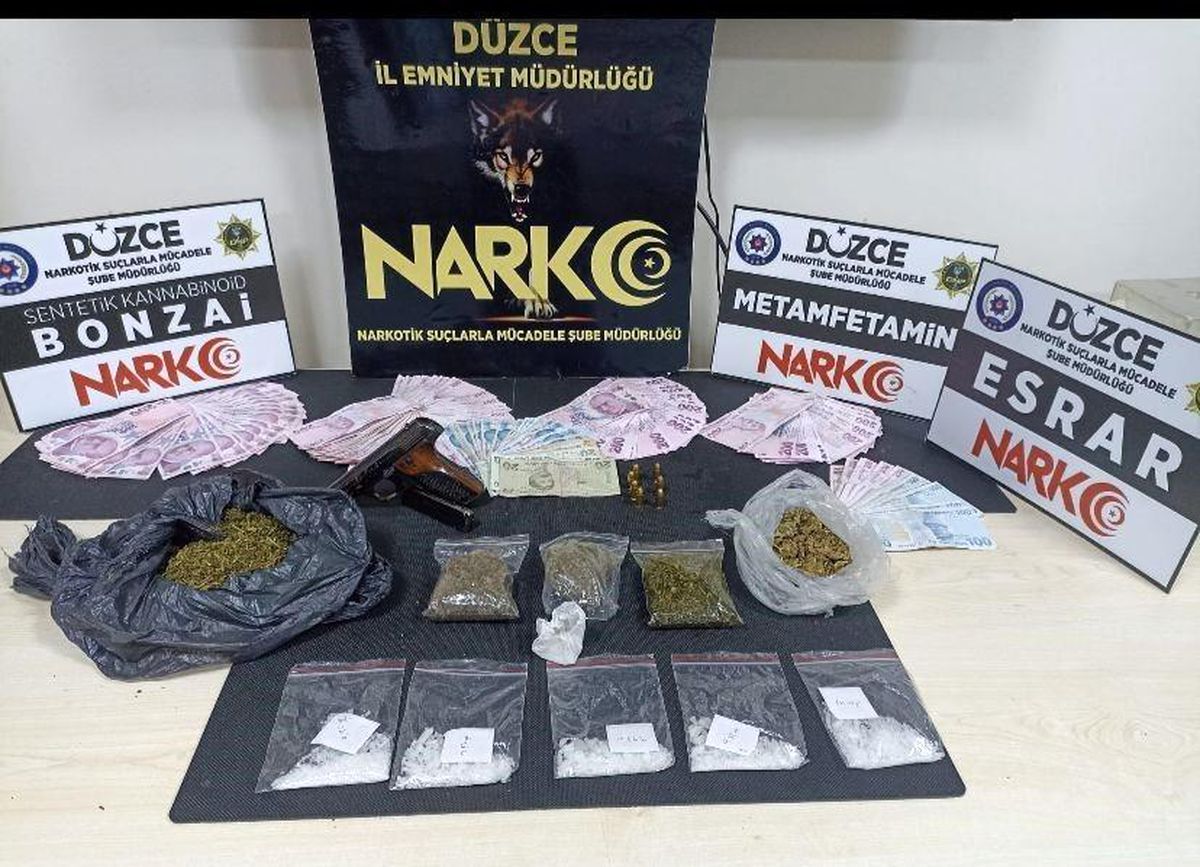 Düzce\'de Uyuşturucu Operasyonu: 2 Kişi Tutuklandı