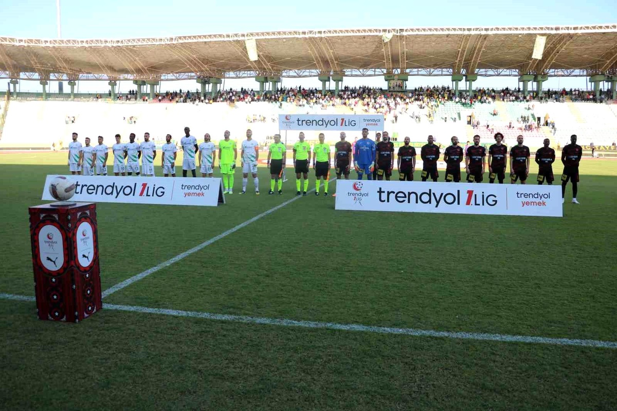 Trendyol Süper Lig: Şanlıurfaspor: 1 Gençlerbirliğ: 1 (İlk yarı)