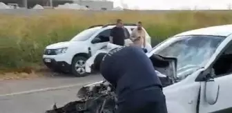 Diyarbakır Bismil'de Otomobil ve Traktör Çarpışması: 4 Yaralı