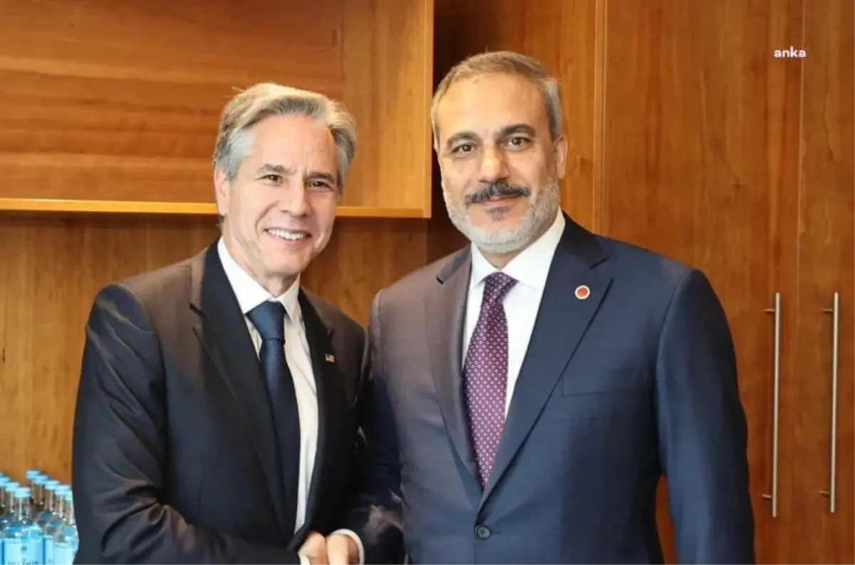 Dışişleri Bakanı Hakan Fidan, ABD Dışişleri Bakanı Antony Blinken ile görüştü