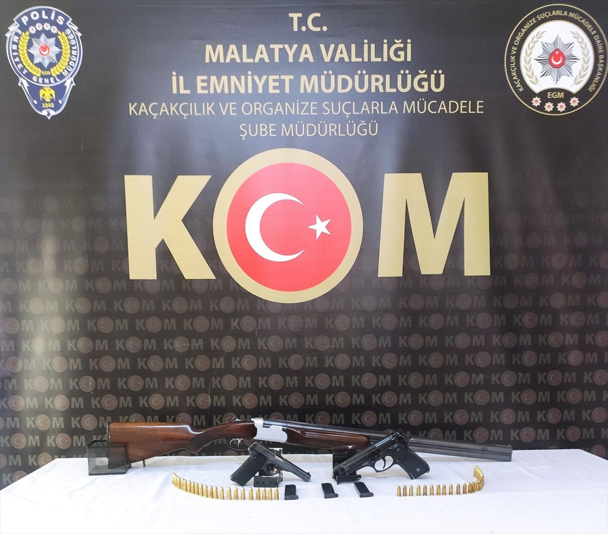 Malatya\'da silah ve mühimmat kaçakçılığı operasyonunda 4 şüpheli gözaltına alındı
