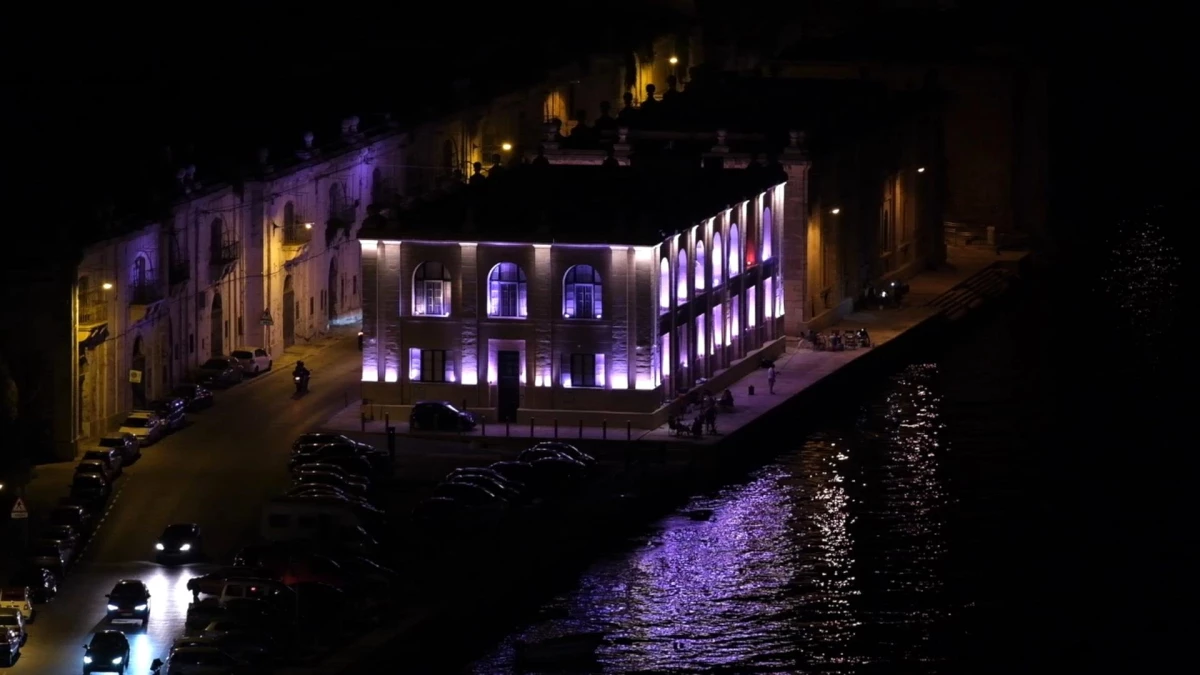 Malta\'nın başkenti Valetta\'da Notte Bianca festivali kutlandı