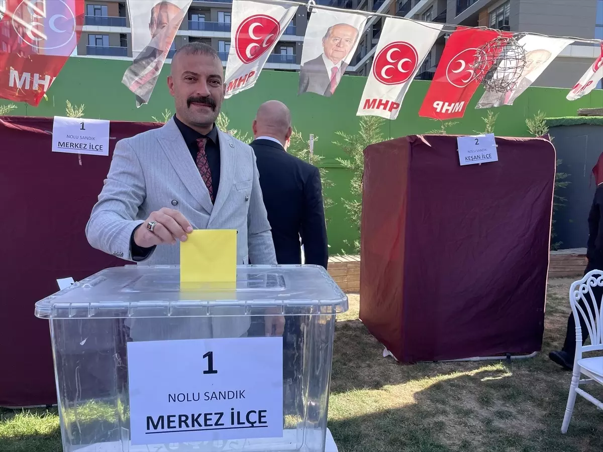 MHP Edirne İl Başkanlığına Emre Tokluoğlu seçildi