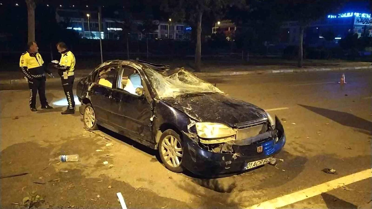 Çorum\'da Kontrolden Çıkan Otomobil Takla Attı: 3 Yaralı