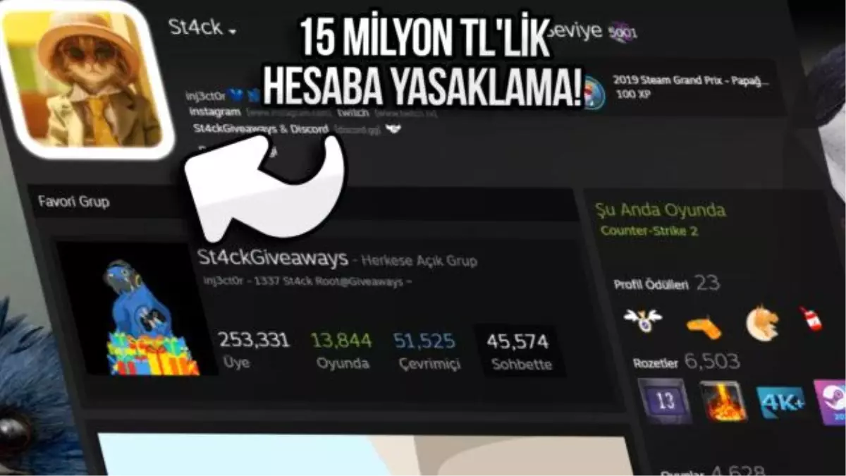 Steam\'de dünyanın en değerli envanterine sahip kullanıcıya topluluk yasağı