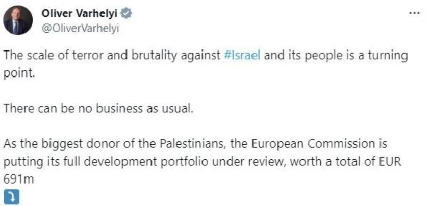 Avrupa Komisyonu Filistin\'e yönelik finansal yardımı durdurdu