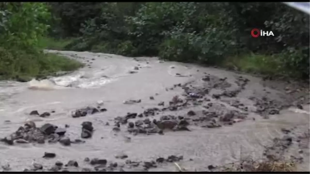 Artvin\'de şiddetli yağışlar nedeniyle heyelan ve seller meydana geldi