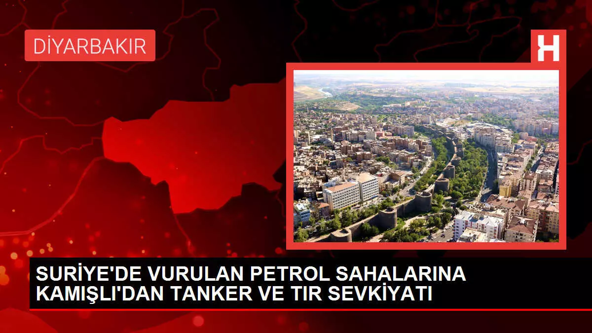 PKK/YPG, vurulan petrol sahalarından petrolü taşımak için tanker ve TIR sevk ediyor