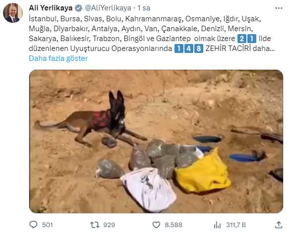 İçişleri Bakanı: 21 ilde 148 zehir taciri daha yakalandı İçişleri Bakanı: 21 ilde 148 zehir taciri daha yakalandı