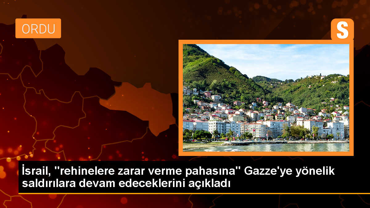 İsrail, rehinelerin zarar görmesi pahasına Gazze\'ye saldırılarını sürdüreceğini duyurdu