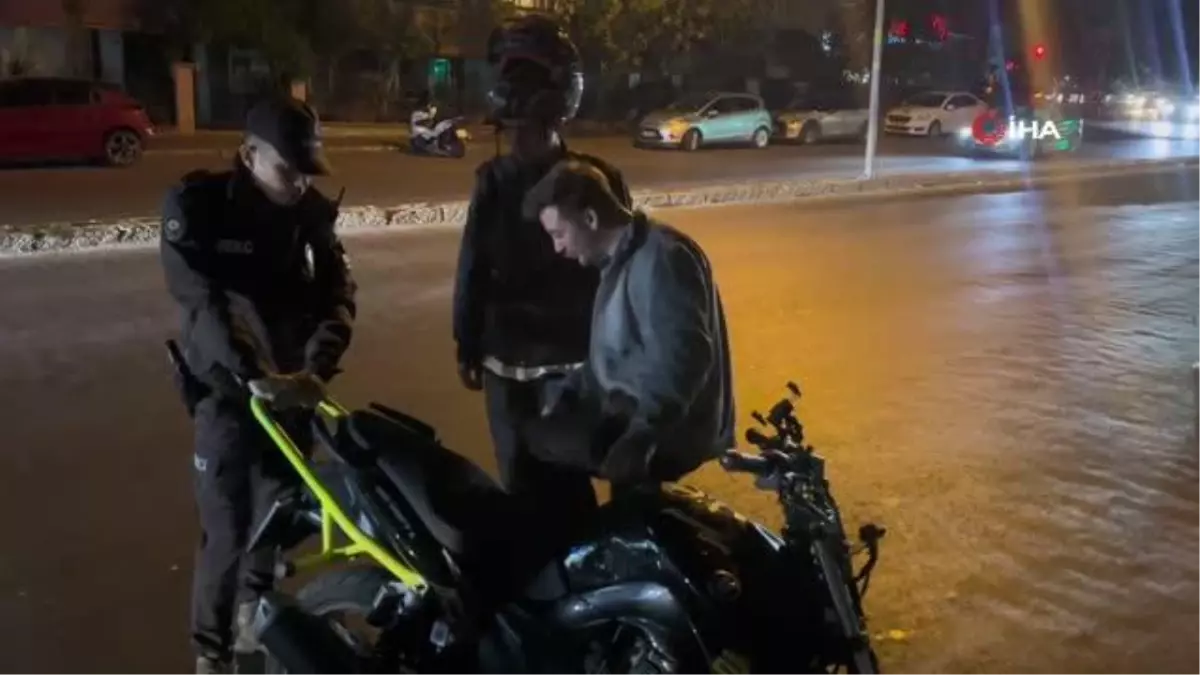 İstanbul'da motosikletlilere yönelik denetim yapıldı