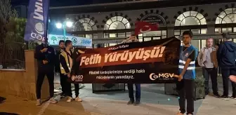 Kahramanmaraş'ta Filistin'e Destek Yürüyüşü Gerçekleştirildi