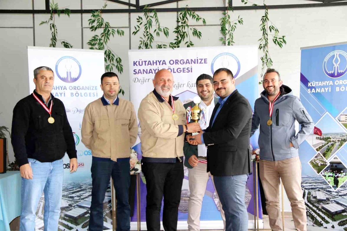 Kütahya OSB\'de Tavla Turnuvası Büyük Finali