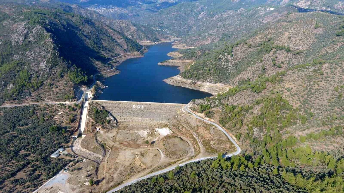 Muğla\'daki Derince Barajı, Selimiye Ovası\'nın Tarımını ve Bölgenin Su İhtiyacını Karşılıyor