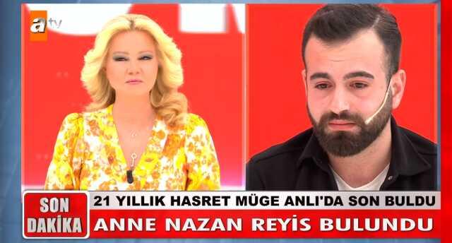 Müge Anlı'da 21 yıllık anne hasreti 20 dakikada son buldu