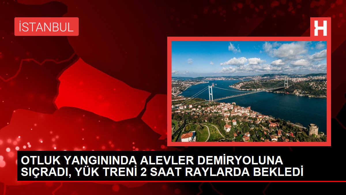 Edirne'de yangın nedeniyle tren seferleri durdu