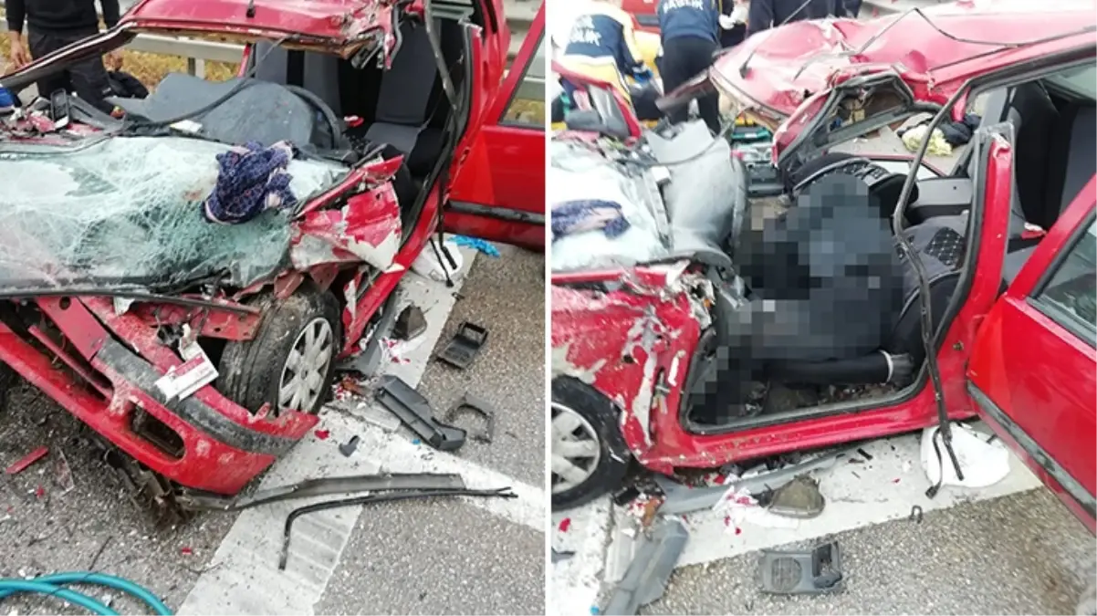 Otomobilin tıra çarptığı kazada 4 kişi hayatını kaybetti