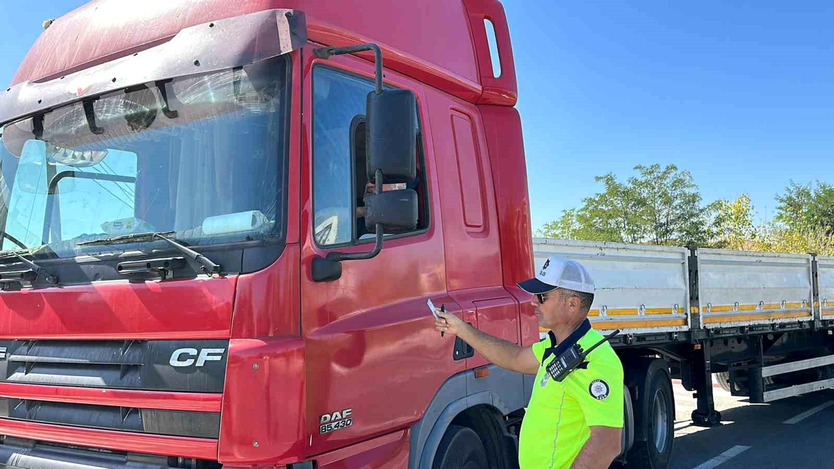 Düzce\'de ağır taşıtlara cezai işlem uygulandı