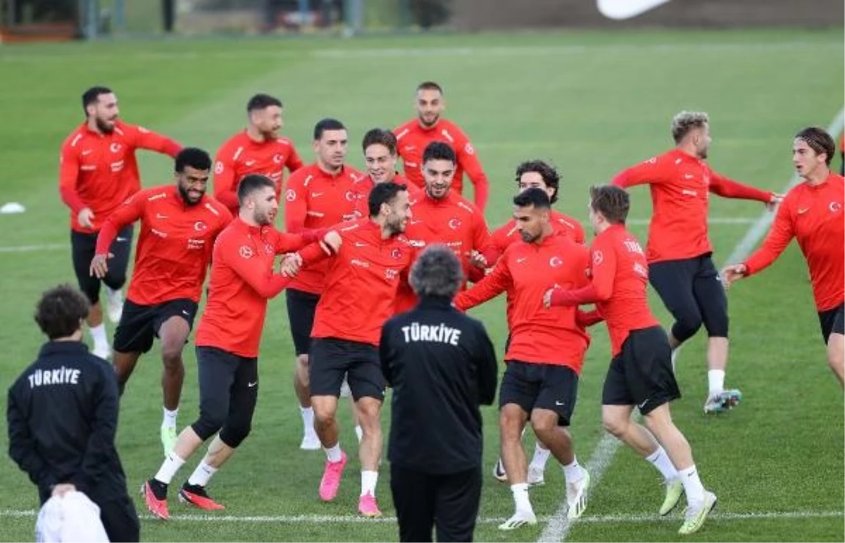 A Milli Futbol Takımı, Hırvatistan maçının hazırlıklarına devam ediyor