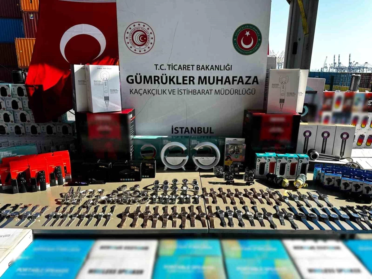 Ambarlı Limanı\'nda Kaçak Eşya Operasyonu: 21 Milyon TL Değerinde Eşya Ele Geçirildi