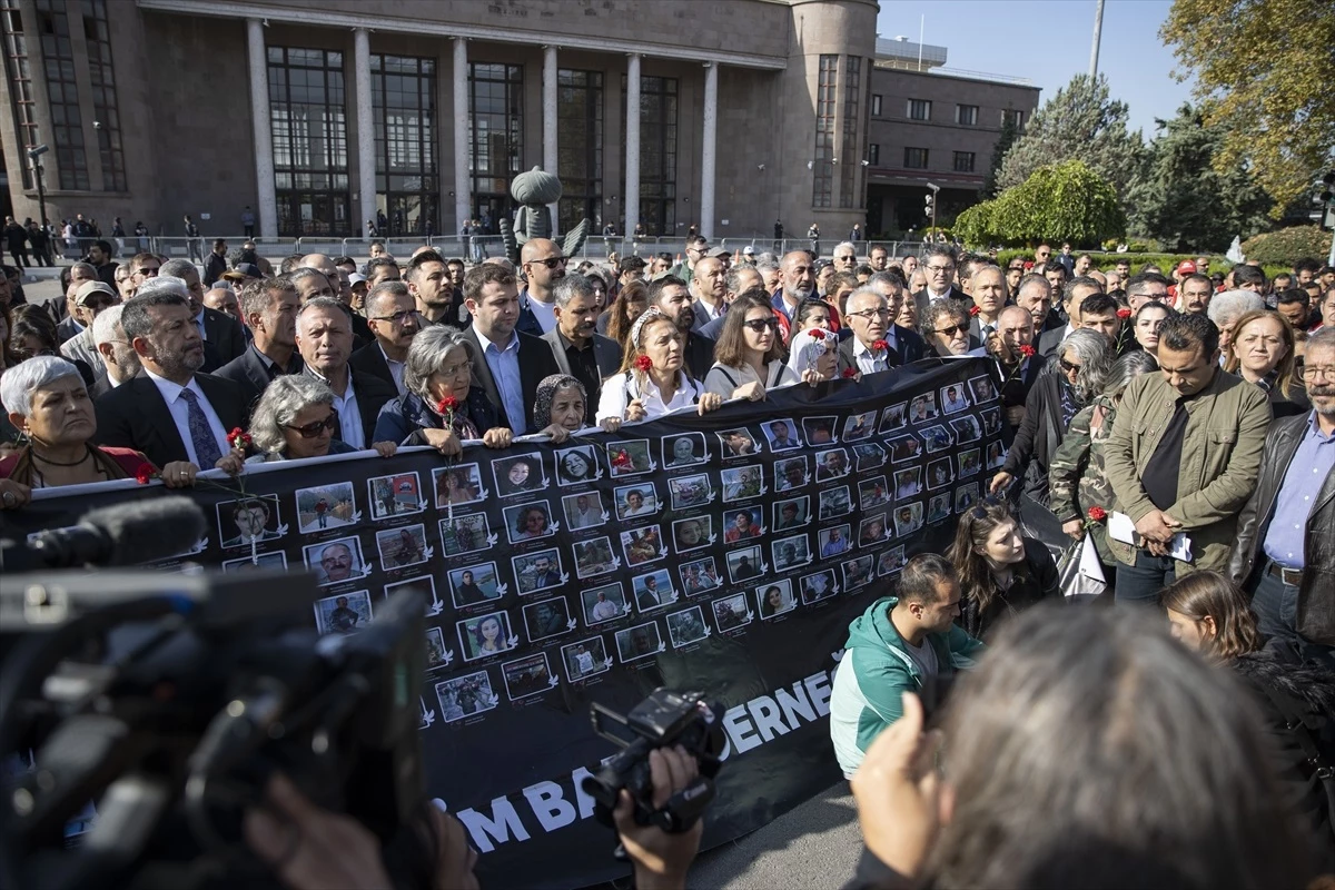 Ankara Garı Saldırısının 8. Yılında Anma Etkinliği Düzenlendi