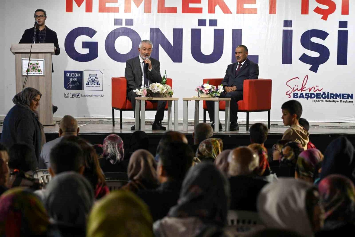 Başkan Başdeğirmen, Davraz Mahallesi\'nde vatandaşlarla buluştu
