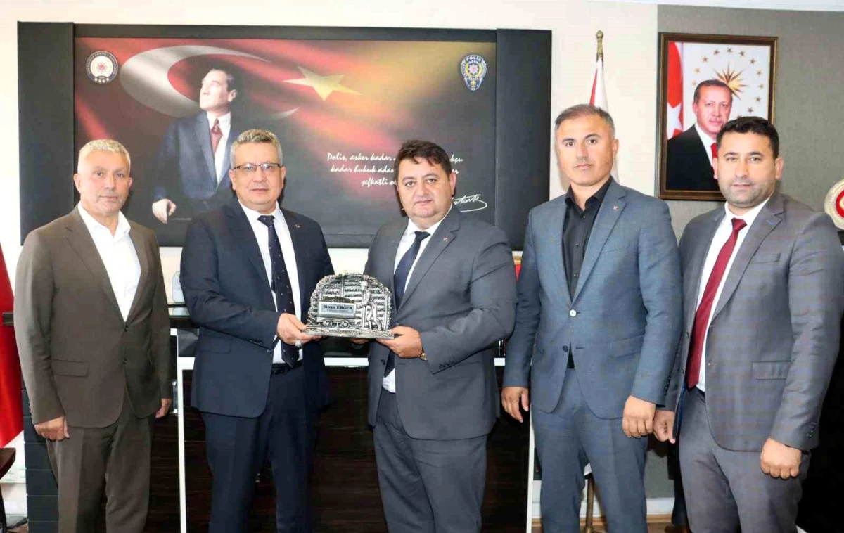GMİS Yönetim Kurulu, Zonguldak Emniyet Müdürü Sinan Ergen\'i ziyaret etti