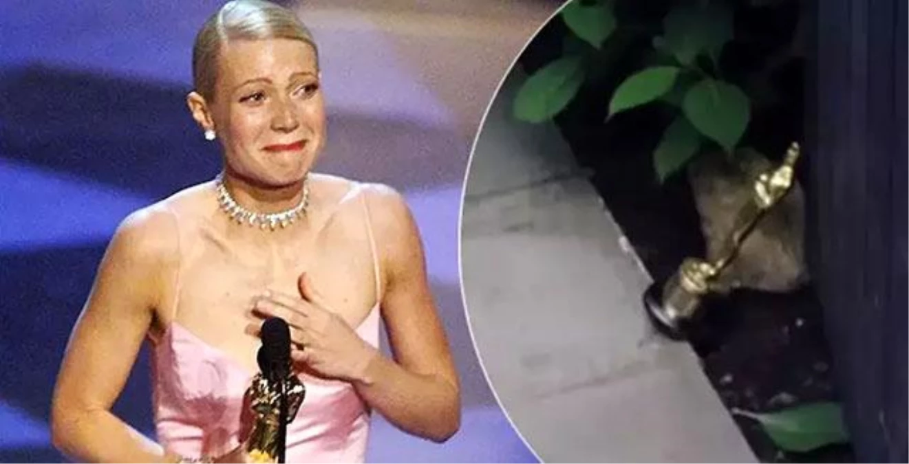 Gwyneth Paltrow, Oscar Heykelciğini Kapıyı Tutması İçin Kullanıyor