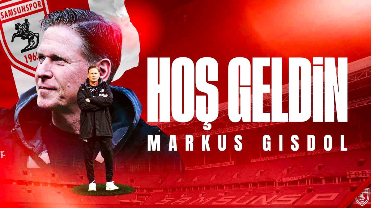 Trendyol Süper Lig ekibi Samsunspor, Alman teknik adam Markus Gisdol ile sezon sonuna kadar anlaşma sağlandığını açıkladı.