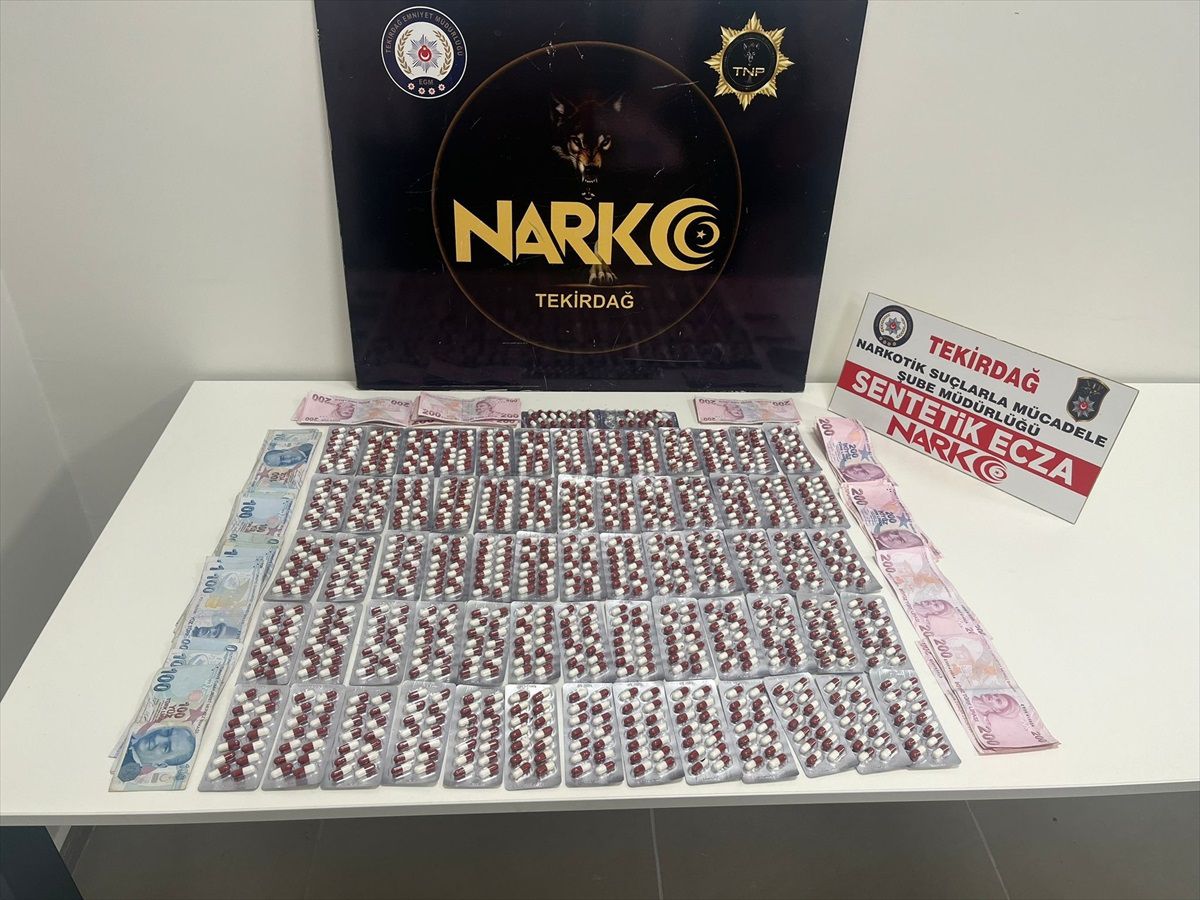 Tekirdağ\'da Uyuşturucu Operasyonunda 3 Şüpheli Tutuklandı