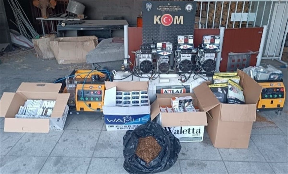 Nazilli\'de kaçak sigara operasyonunda 1 kişi gözaltına alındı